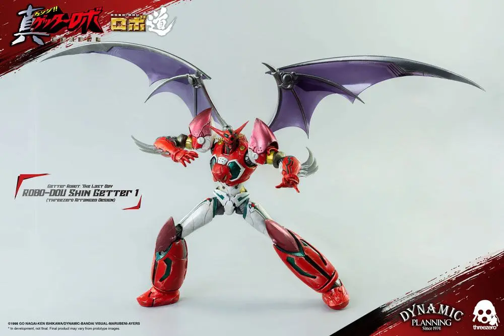 Getter Robot: The Last Day Robo-Dou Action Figure Shin Getter 1 Anime Color Version 23 cm product photo