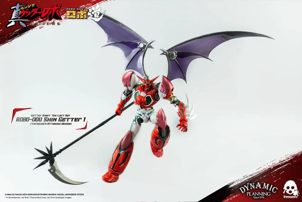 Getter Robot: The Last Day Robo-Dou Action Figure Shin Getter 1 Anime Color Version 23 cm product photo