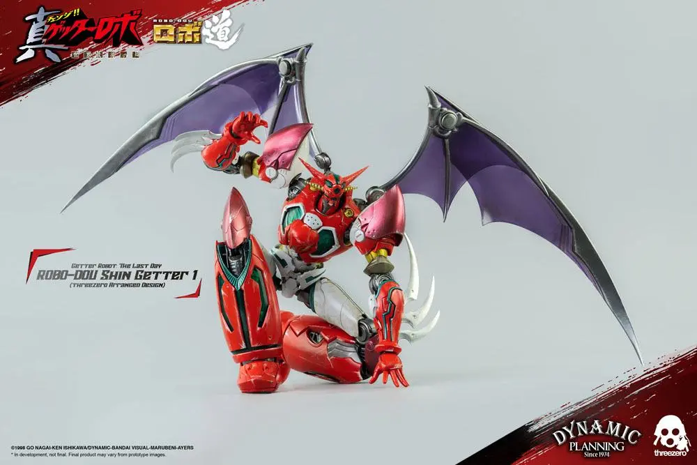 Getter Robot: The Last Day Robo-Dou Action Figure Shin Getter 1 Anime Color Version 23 cm product photo