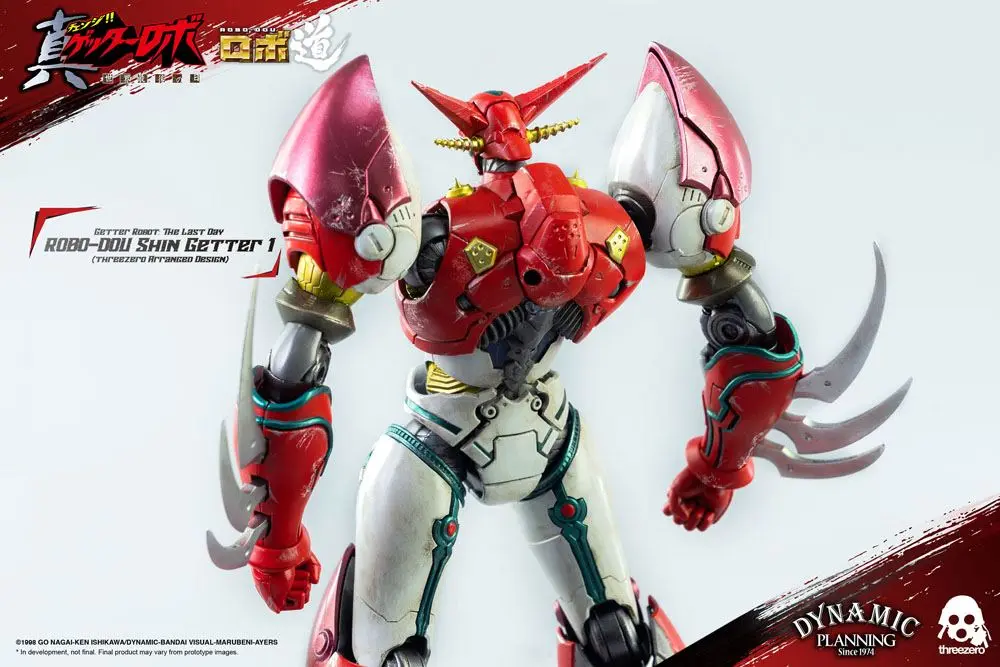 Getter Robot: The Last Day Robo-Dou Action Figure Shin Getter 1 Anime Color Version 23 cm product photo