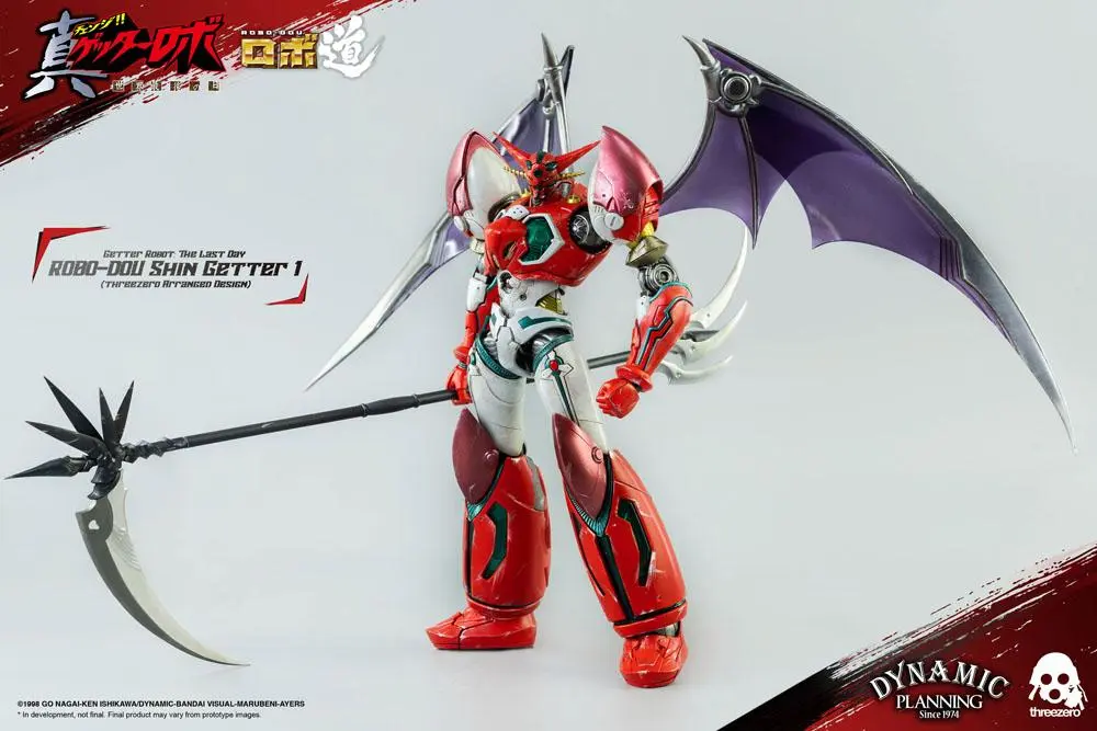 Getter Robot: The Last Day Robo-Dou Action Figure Shin Getter 1 Anime Color Version 23 cm product photo