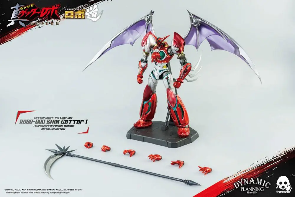 Getter Robot: The Last Day Robo-Dou Action Figure Shin Getter 1 Metallic Edition 23 cm product photo