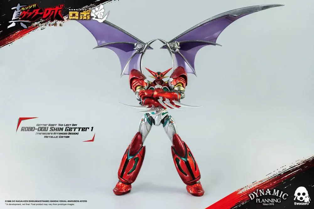 Getter Robot: The Last Day Robo-Dou Action Figure Shin Getter 1 Metallic Edition 23 cm product photo