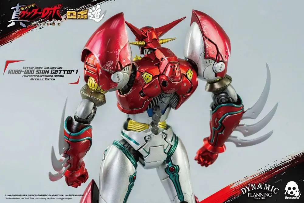 Getter Robot: The Last Day Robo-Dou Action Figure Shin Getter 1 Metallic Edition 23 cm product photo