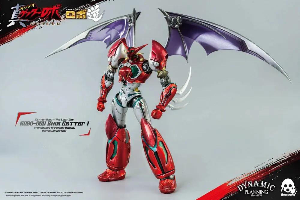 Getter Robot: The Last Day Robo-Dou Action Figure Shin Getter 1 Metallic Edition 23 cm product photo