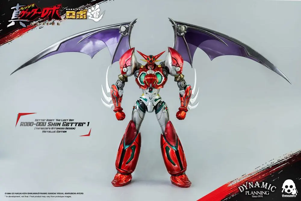 Getter Robot: The Last Day Robo-Dou Action Figure Shin Getter 1 Metallic Edition 23 cm product photo