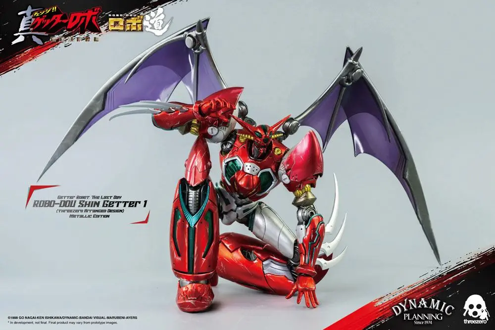 Getter Robot: The Last Day Robo-Dou Action Figure Shin Getter 1 Metallic Edition 23 cm product photo