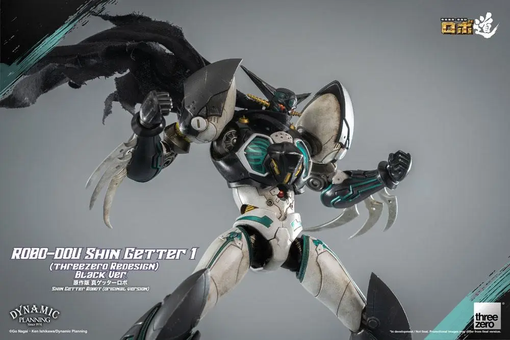 Getter Robot: The Last Day Robo-Dou Action Figure Shin Getter 1 Black Ver. 23 cm product photo