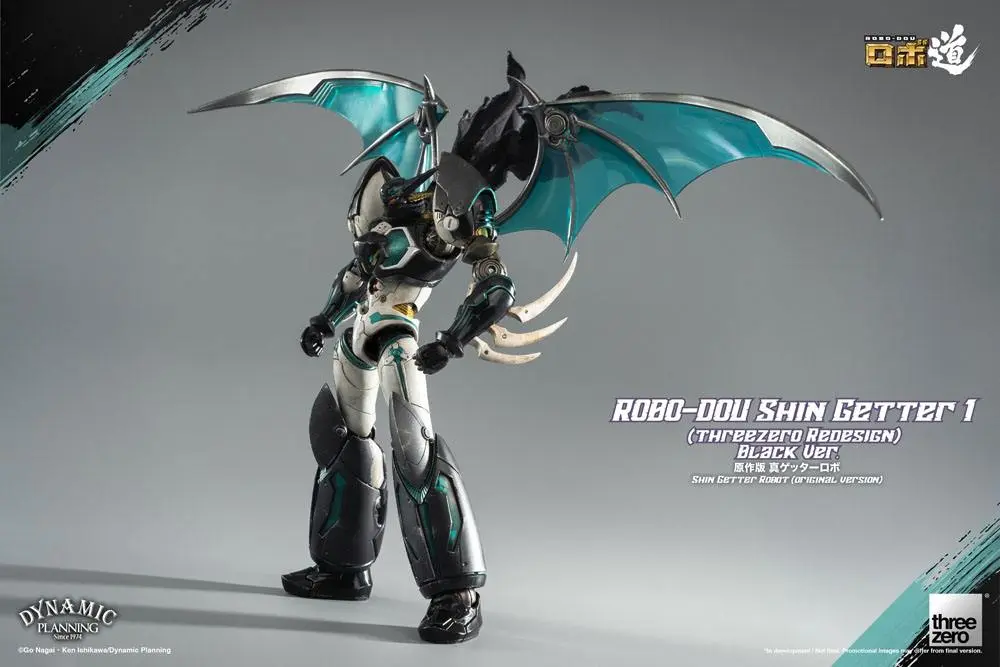 Getter Robot: The Last Day Robo-Dou Action Figure Shin Getter 1 Black Ver. 23 cm product photo