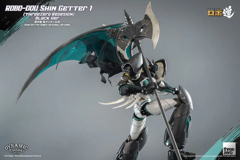 Getter Robot: The Last Day Robo-Dou Action Figure Shin Getter 1 Black Ver. 23 cm product photo