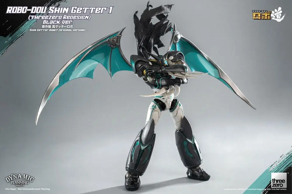 Getter Robot: The Last Day Robo-Dou Action Figure Shin Getter 1 Black Ver. 23 cm product photo