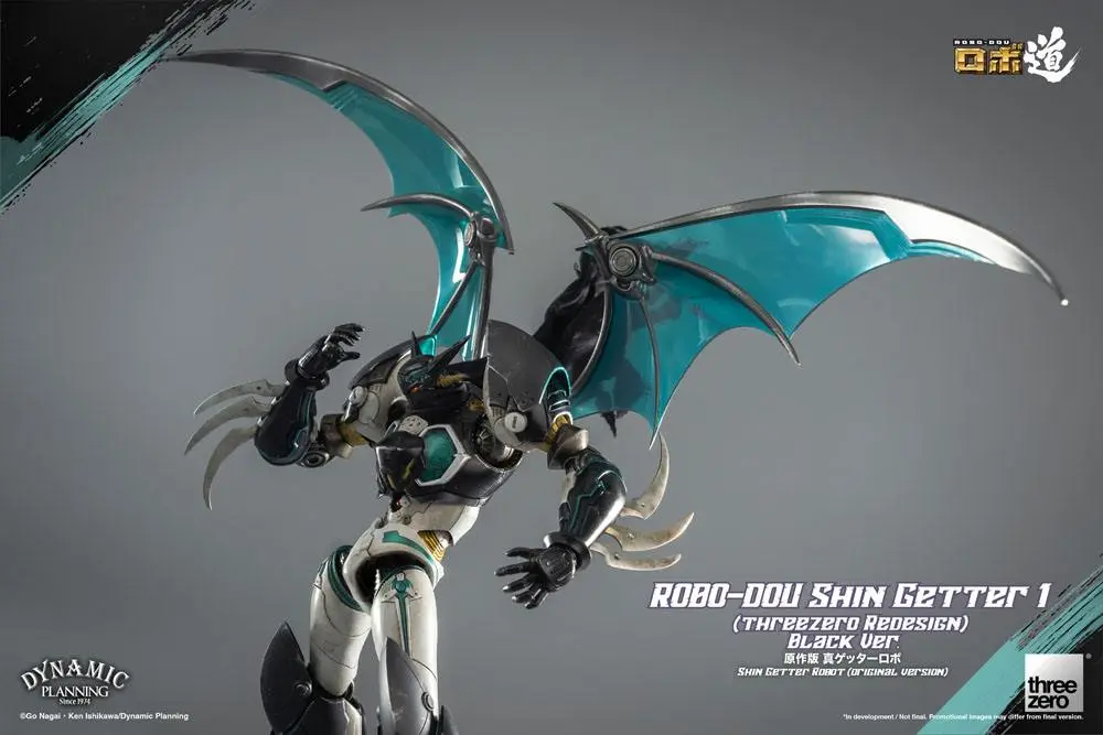 Getter Robot: The Last Day Robo-Dou Action Figure Shin Getter 1 Black Ver. 23 cm product photo
