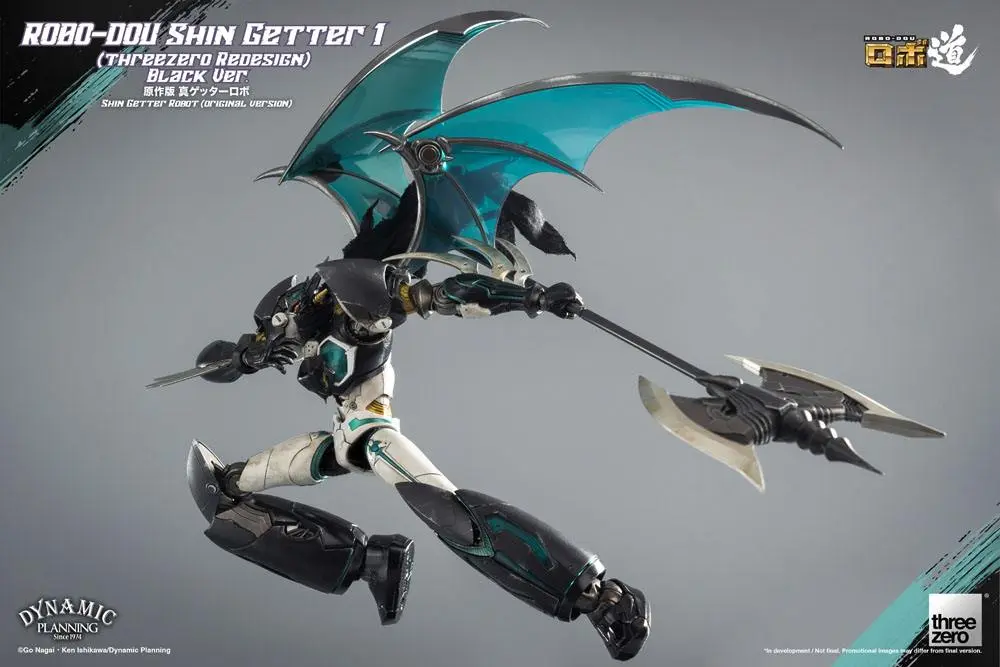 Getter Robot: The Last Day Robo-Dou Action Figure Shin Getter 1 Black Ver. 23 cm product photo