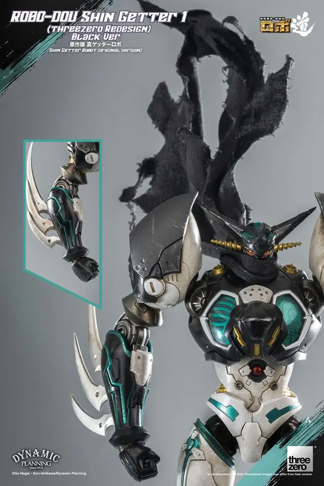 Getter Robot: The Last Day Robo-Dou Action Figure Shin Getter 1 Black Ver. 23 cm product photo