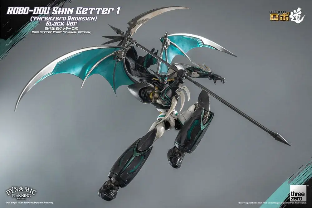 Getter Robot: The Last Day Robo-Dou Action Figure Shin Getter 1 Black Ver. 23 cm product photo