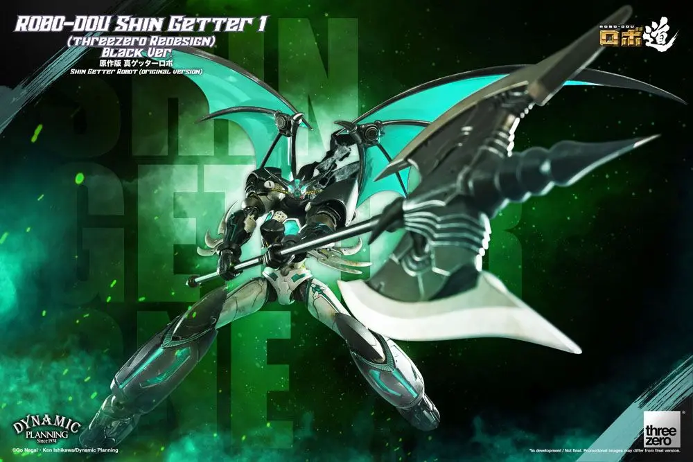 Getter Robot: The Last Day Robo-Dou Action Figure Shin Getter 1 Black Ver. 23 cm product photo