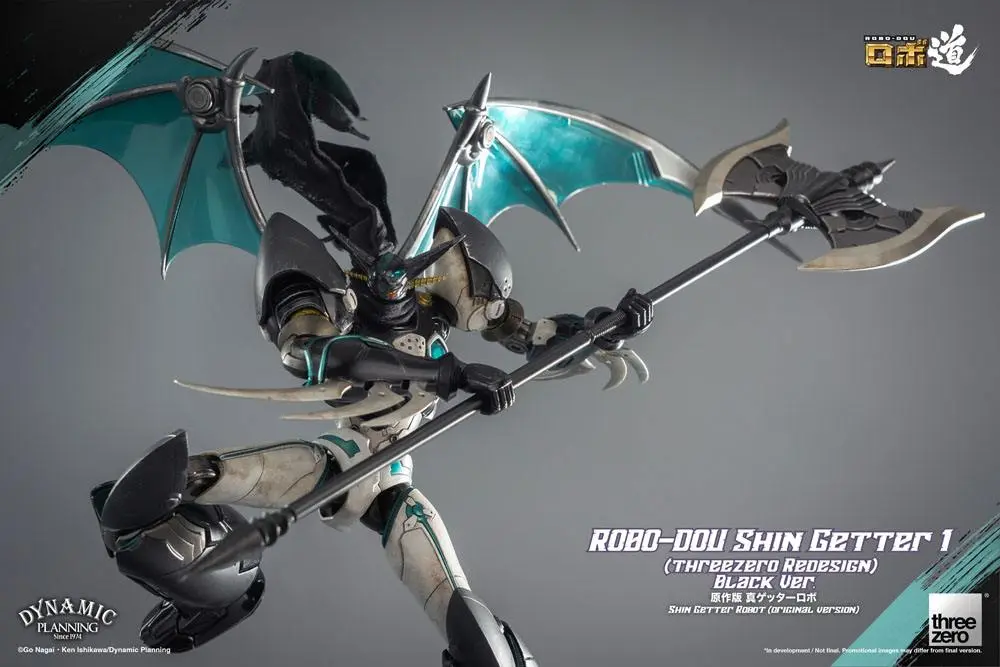 Getter Robot: The Last Day Robo-Dou Action Figure Shin Getter 1 Black Ver. 23 cm product photo