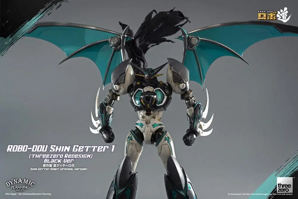 Getter Robot: The Last Day Robo-Dou Action Figure Shin Getter 1 Black Ver. 23 cm product photo