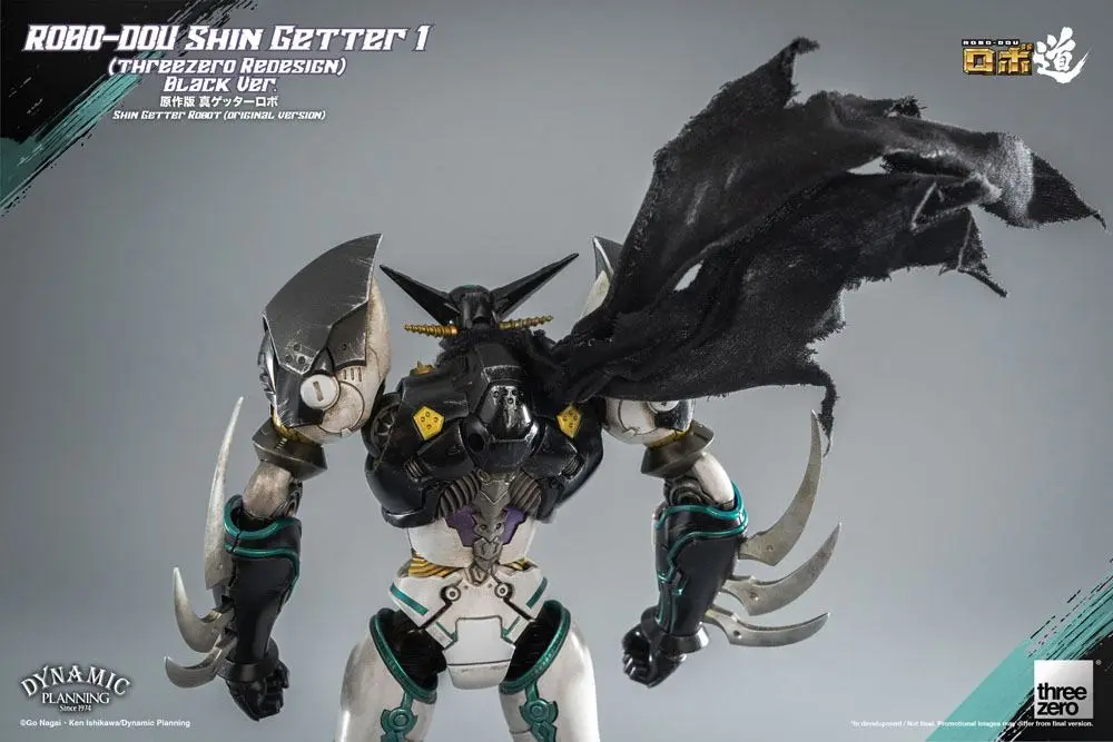 Getter Robot: The Last Day Robo-Dou Action Figure Shin Getter 1 Black Ver. 23 cm product photo