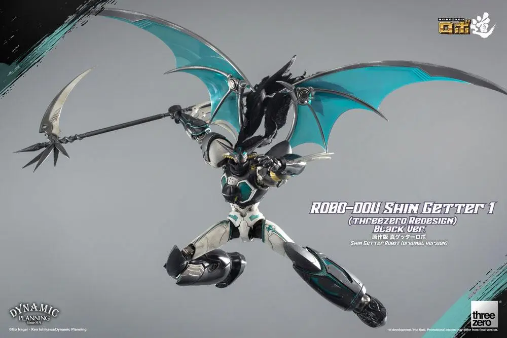 Getter Robot: The Last Day Robo-Dou Action Figure Shin Getter 1 Black Ver. 23 cm product photo