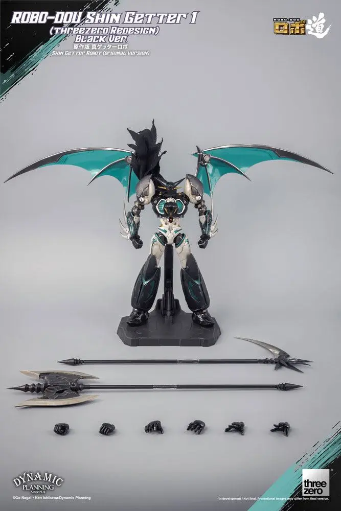 Getter Robot: The Last Day Robo-Dou Action Figure Shin Getter 1 Black Ver. 23 cm product photo