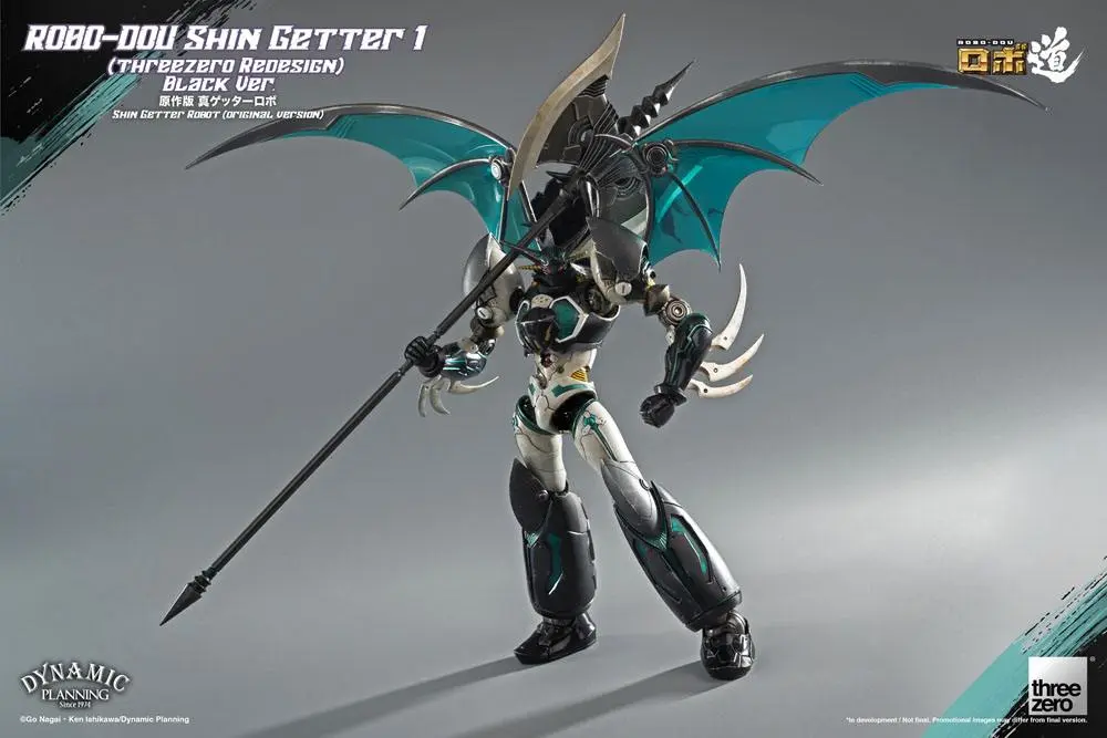 Getter Robot: The Last Day Robo-Dou Action Figure Shin Getter 1 Black Ver. 23 cm product photo