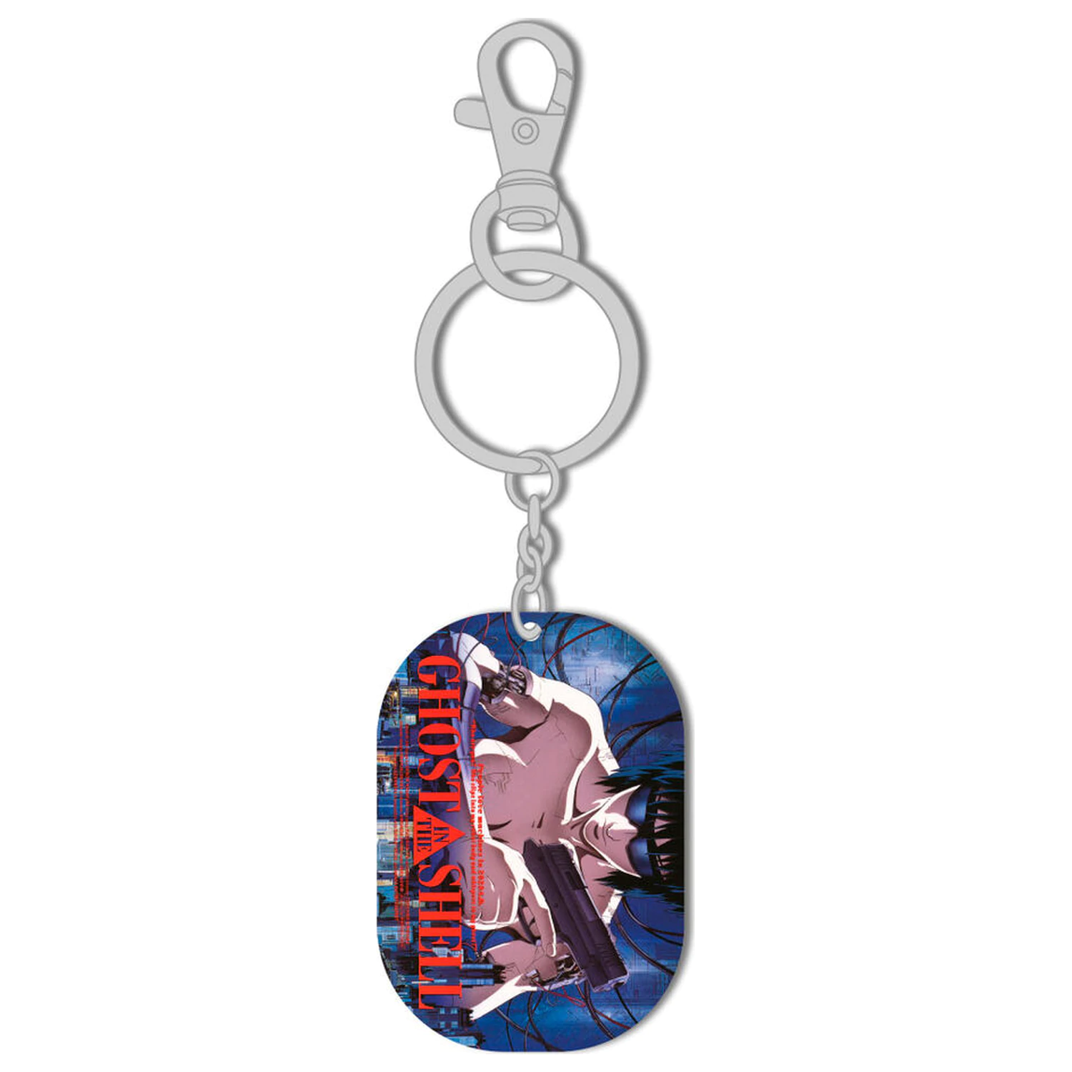 Ghost in the Shell  Armed Motoko metal keychain product photo