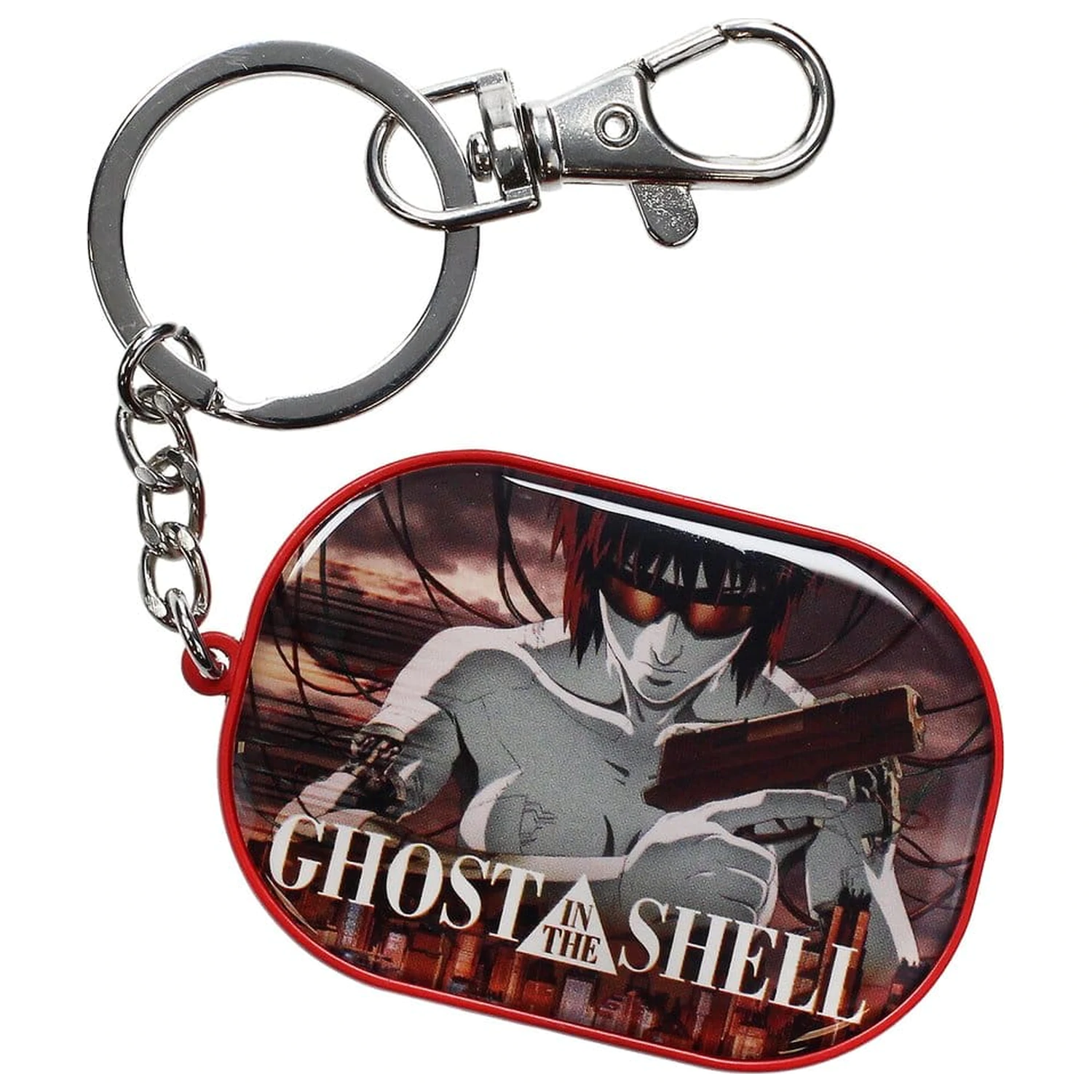 Ghost in the Shell  Armed Motoko metal keychain product photo