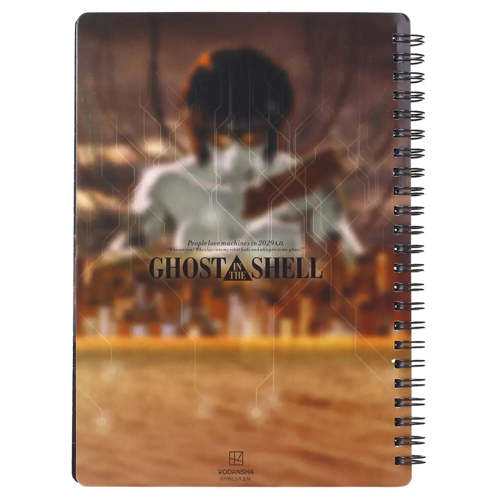 Ghost in the Shell Notebook with 3D-Effect City termékfotó