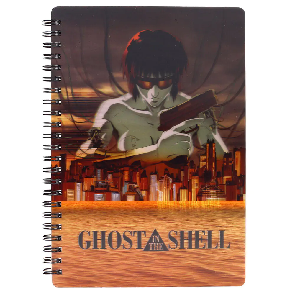 Ghost in the Shell Notebook with 3D-Effect City termékfotó