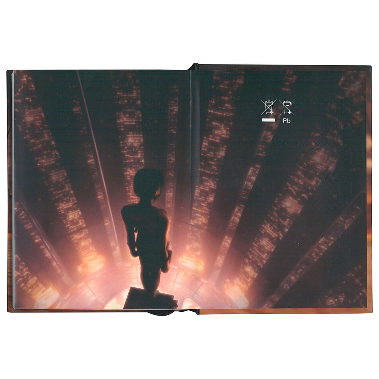 Ghost in the Shell City Notebook with light product photo