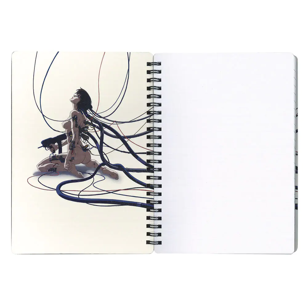 Ghost in the Shell Notebook with 3D-Effect Motoko Kusanagi Art termékfotó