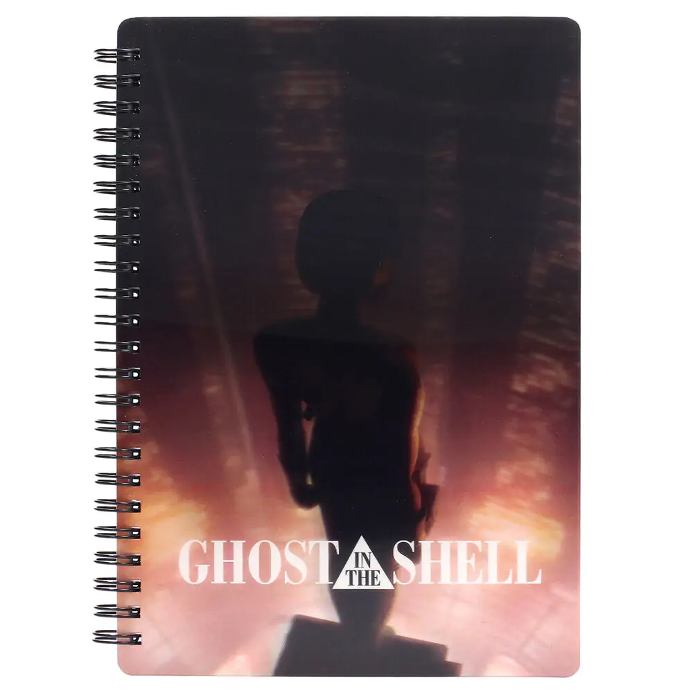 Ghost in the Shell Notebook with 3D-Effect Motoko Kusanagi Art termékfotó