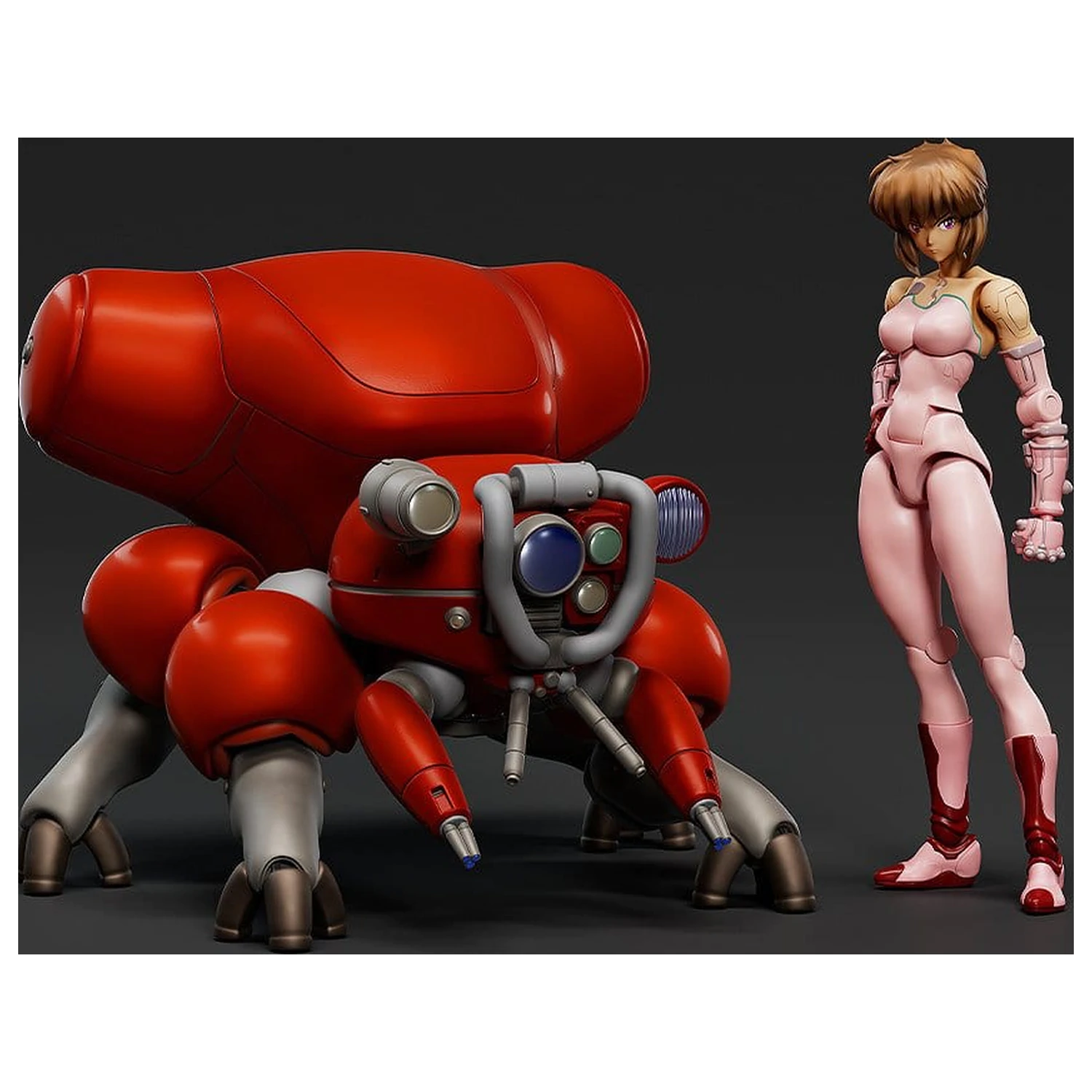 Ghost in the Shell PLAMAX minimum factory Plastic Model Kit Motoko Kusanagi with Fuchikoma 8 cm product photo