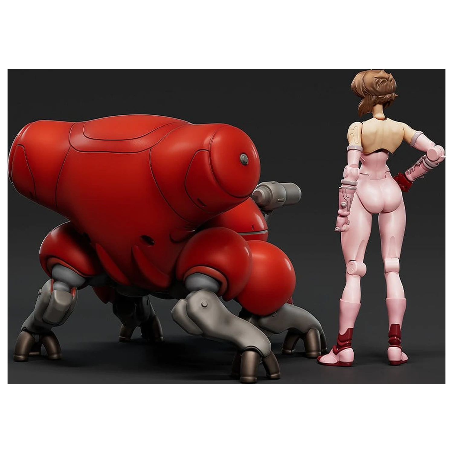 Ghost in the Shell PLAMAX minimum factory Plastic Model Kit Motoko Kusanagi with Fuchikoma 8 cm product photo