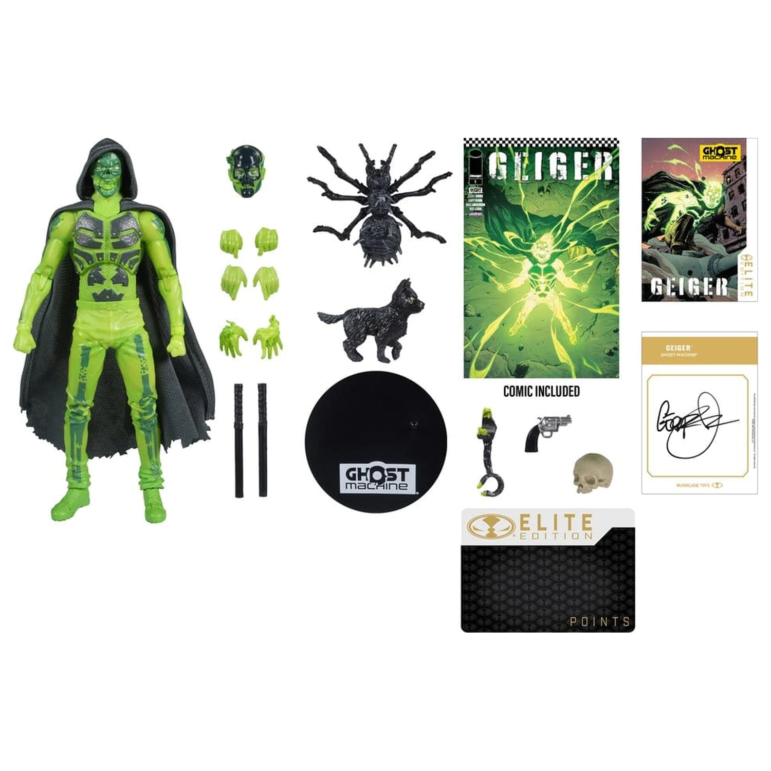Ghost Machine McFarlane Elite Edition Deluxe Action Figure Geiger 18 cm product photo