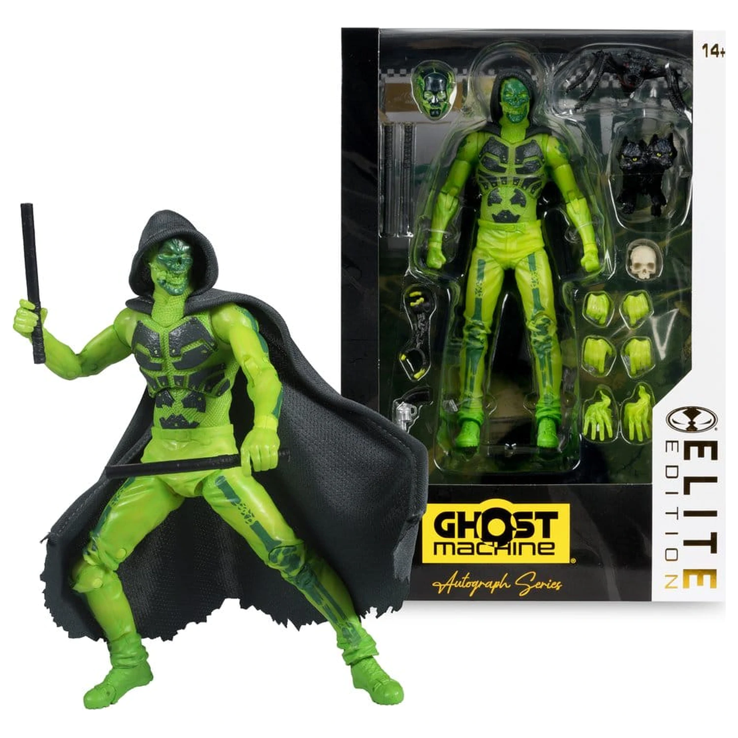 Ghost Machine McFarlane Elite Edition Deluxe Action Figure Geiger 18 cm product photo