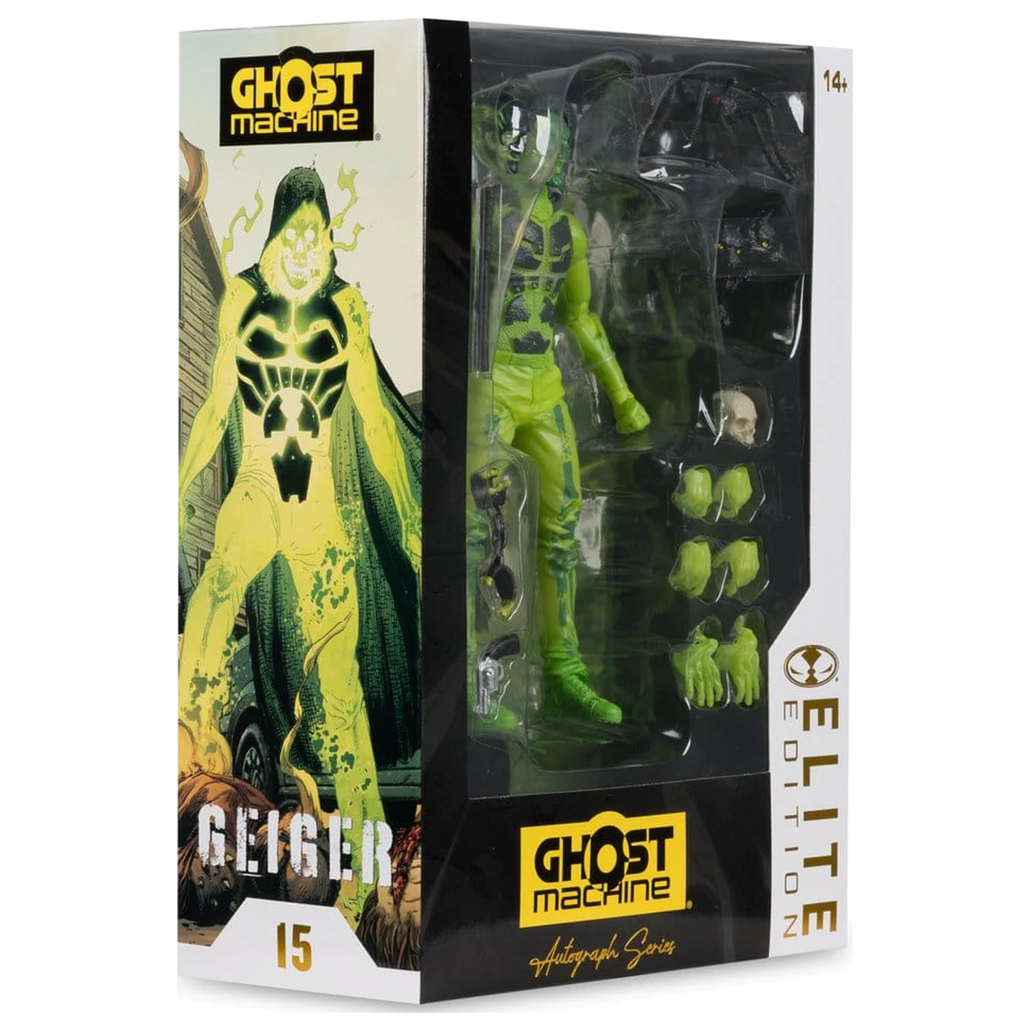 Ghost Machine McFarlane Elite Edition Deluxe Action Figure Geiger 18 cm product photo