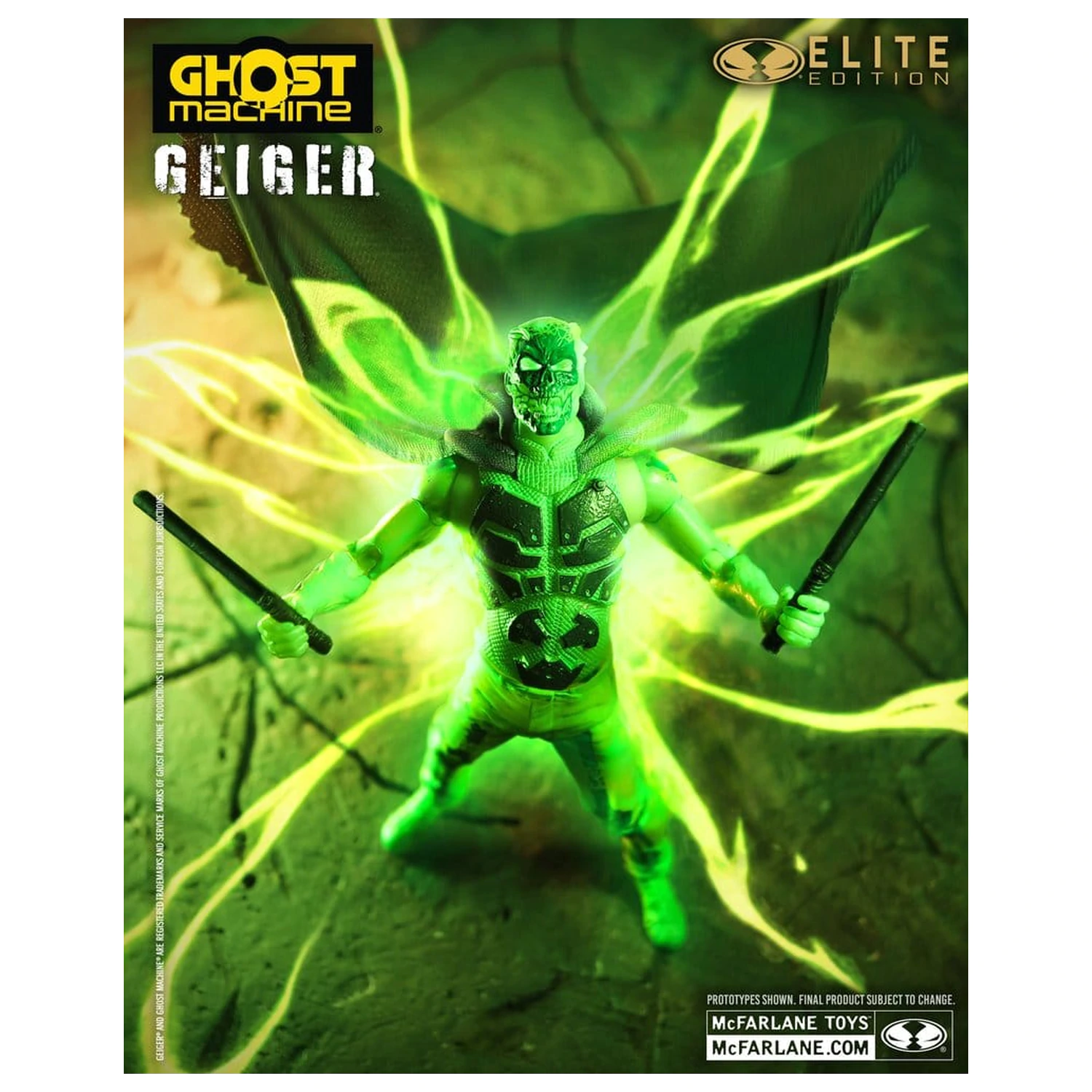 Ghost Machine McFarlane Elite Edition Deluxe Action Figure Geiger 18 cm product photo