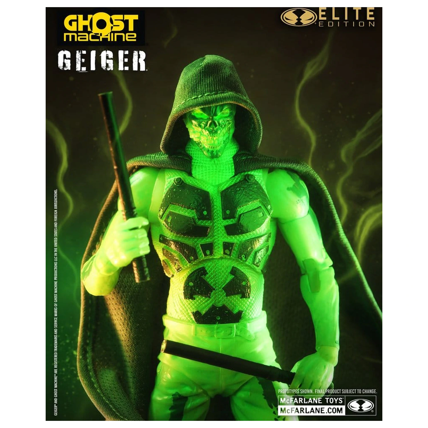 Ghost Machine McFarlane Elite Edition Deluxe Action Figure Geiger 18 cm product photo