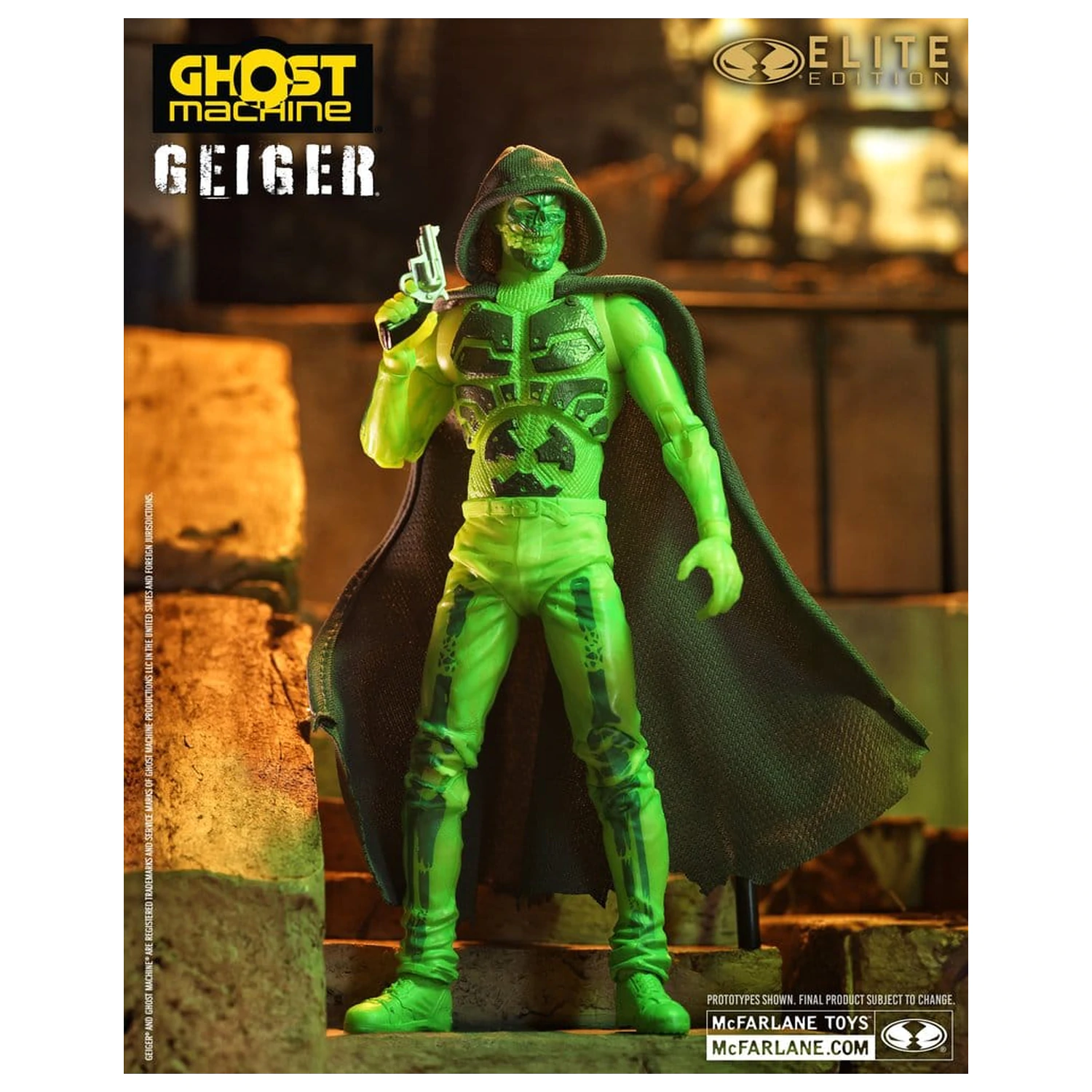Ghost Machine McFarlane Elite Edition Deluxe Action Figure Geiger 18 cm product photo