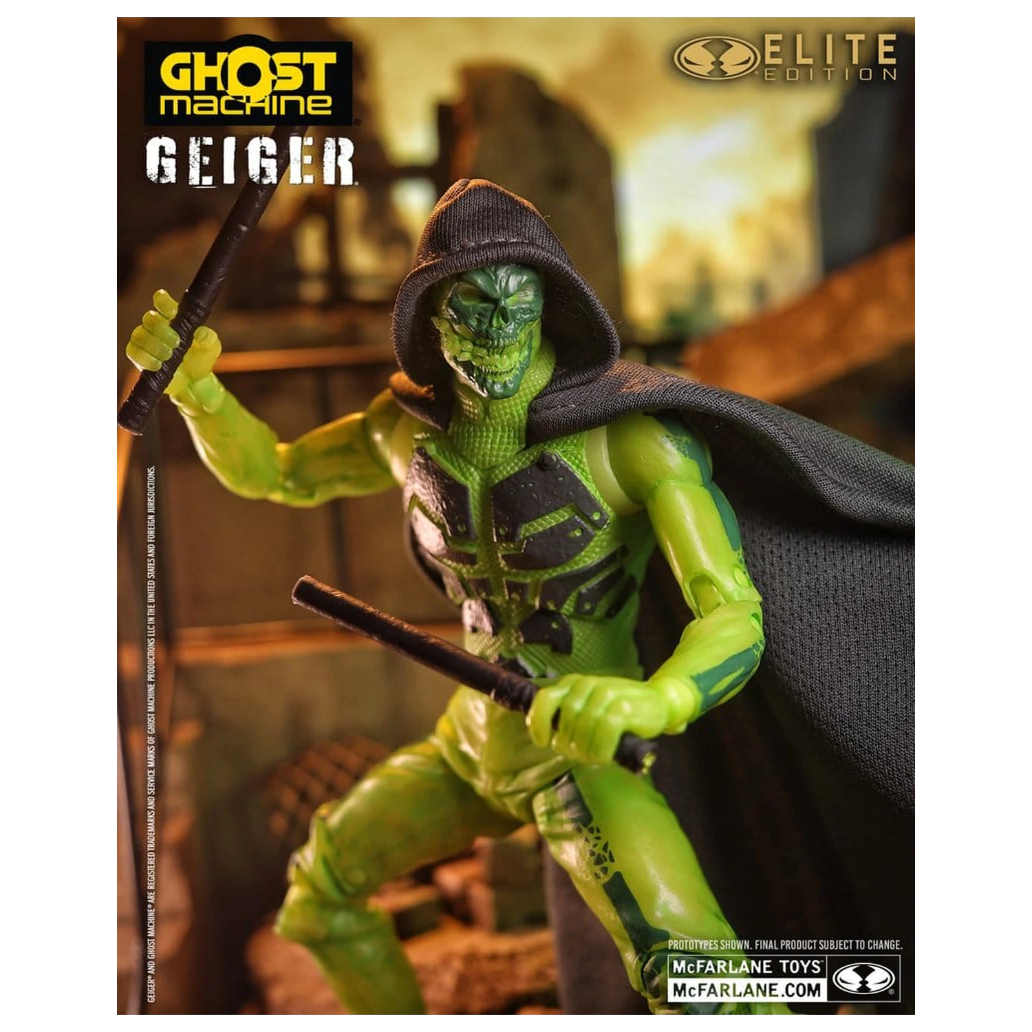 Ghost Machine McFarlane Elite Edition Deluxe Action Figure Geiger 18 cm product photo
