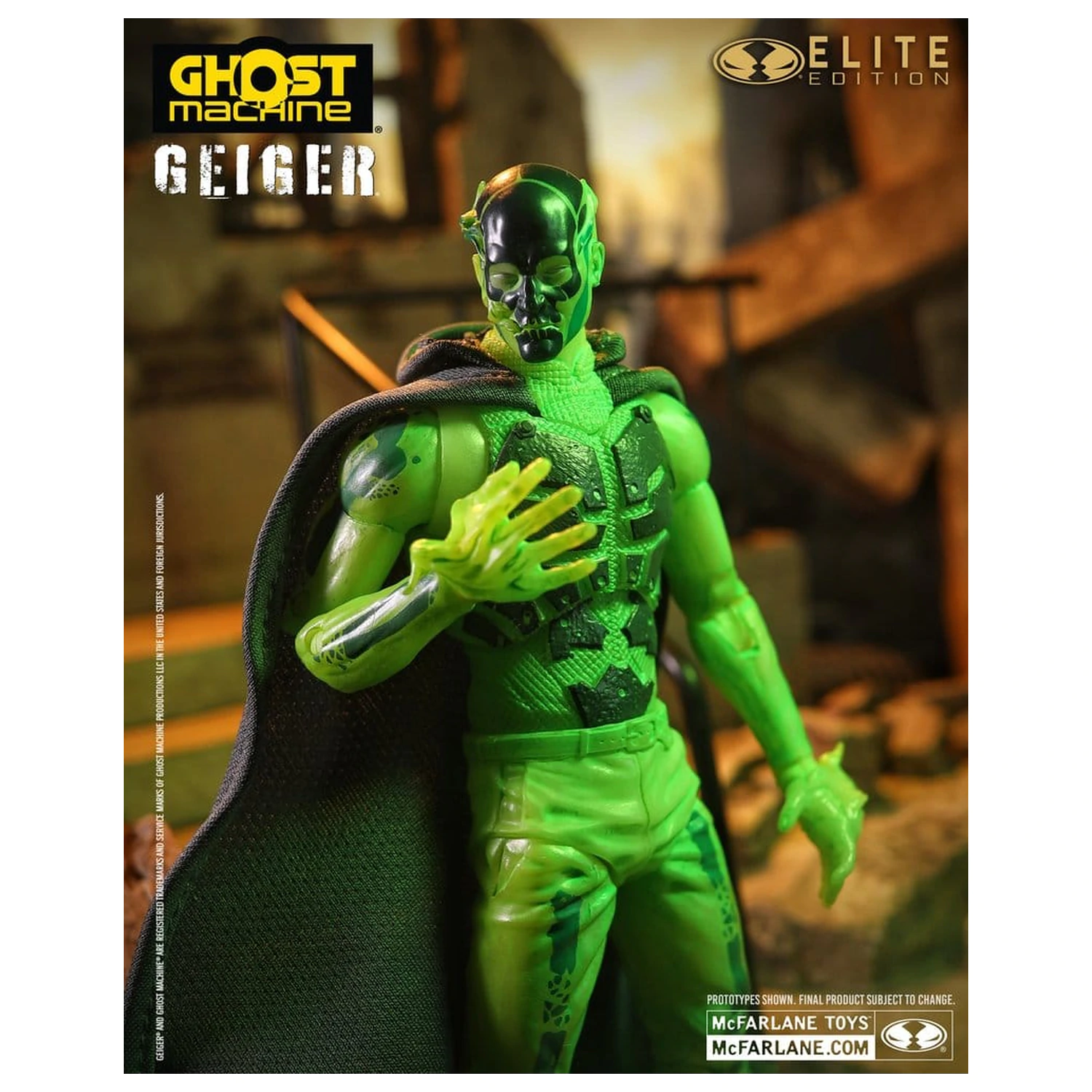 Ghost Machine McFarlane Elite Edition Deluxe Action Figure Geiger 18 cm product photo