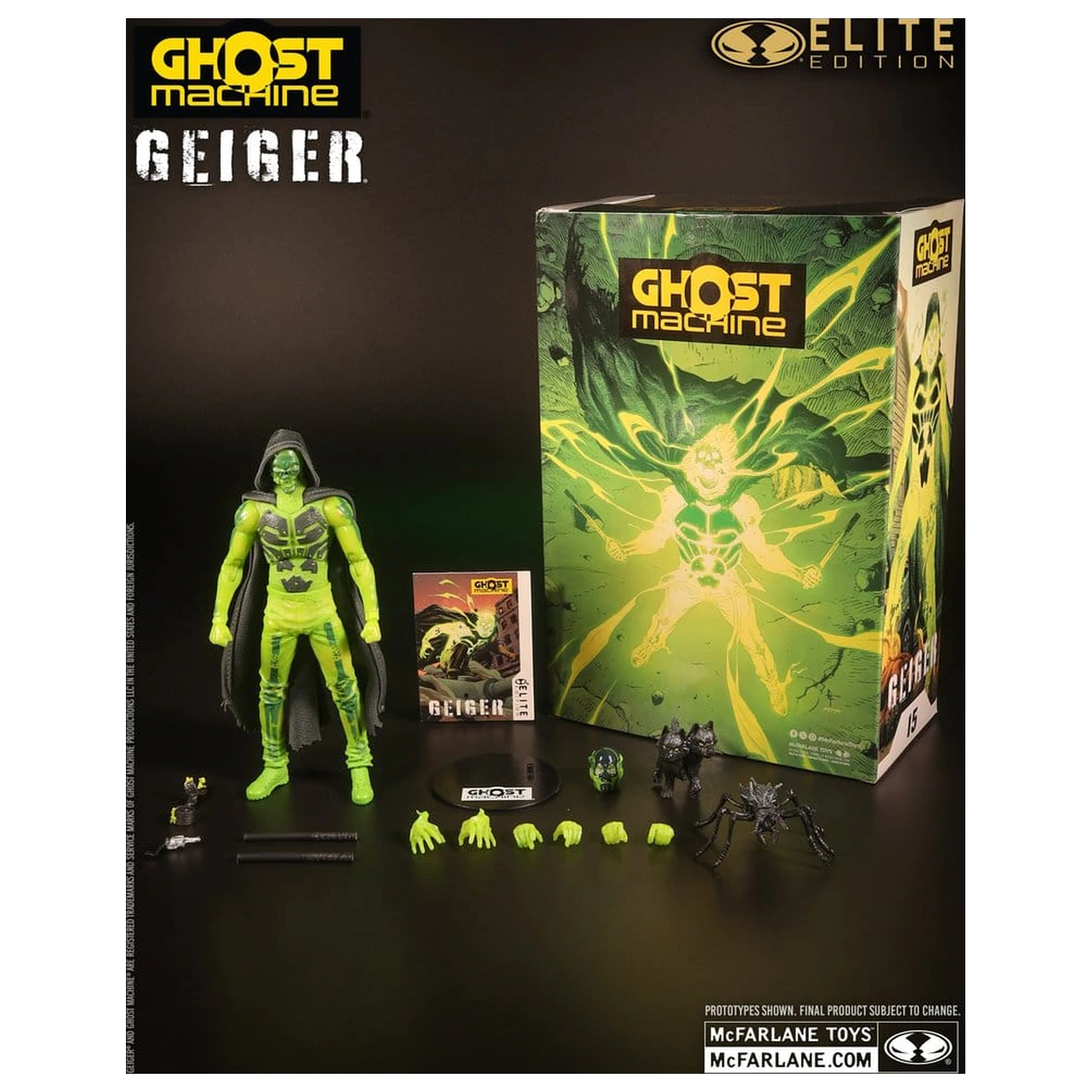 Ghost Machine McFarlane Elite Edition Deluxe Action Figure Geiger 18 cm product photo