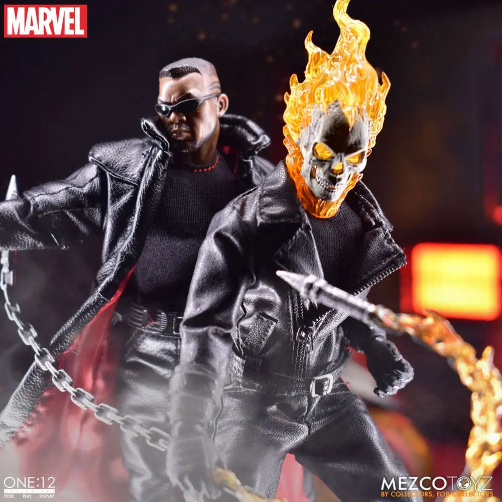 Ghost Rider Action Figure & Vehicle with Sound & Light Up 1/12 Ghost Rider & Hell Cycle termékfotó