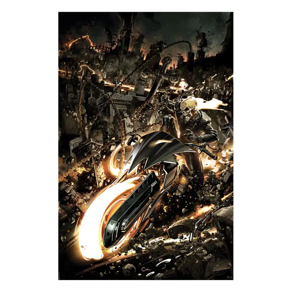 Ghost Rider Art Print 41 x 61 cm - unframed product photo