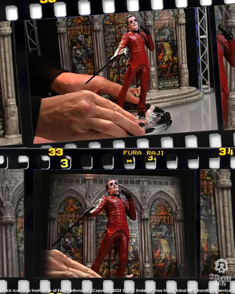 Ghost Rock Iconz Statue Cardinal Copia Red Tuxedo (Variant) 22 cm product photo