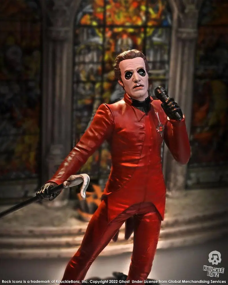 Ghost Rock Iconz Statue Cardinal Copia Red Tuxedo (Variant) 22 cm product photo