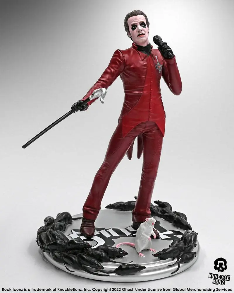 Ghost Rock Iconz Statue Cardinal Copia Red Tuxedo (Variant) 22 cm product photo