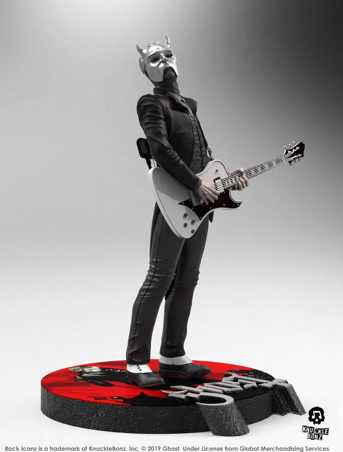 Ghost Rock Iconz Statue Nameless Ghoul (White Guitar) Limited Edition 22 cm product photo